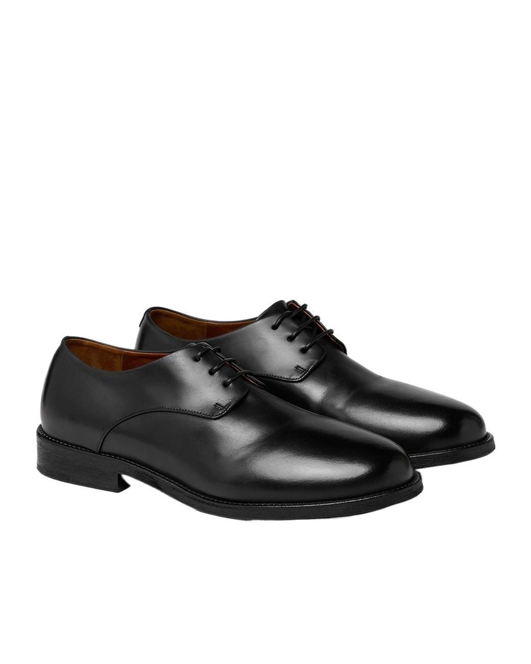 Marsèll Black Marsèll Pugno Round-Toe Derby Shoes for men