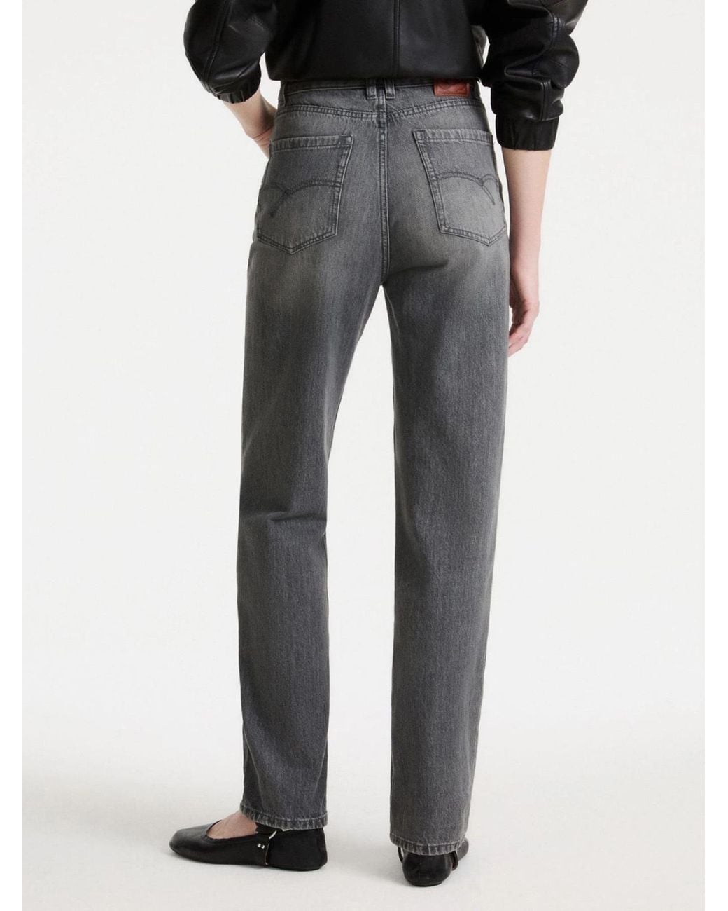 Marella Gray Straight Leg Jeans