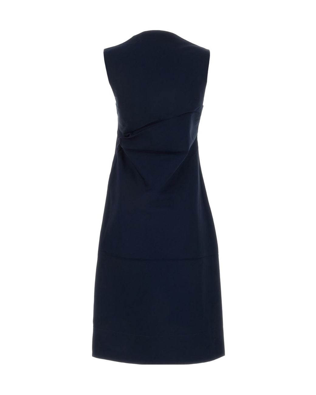 Co. Blue Draped Midi Dress