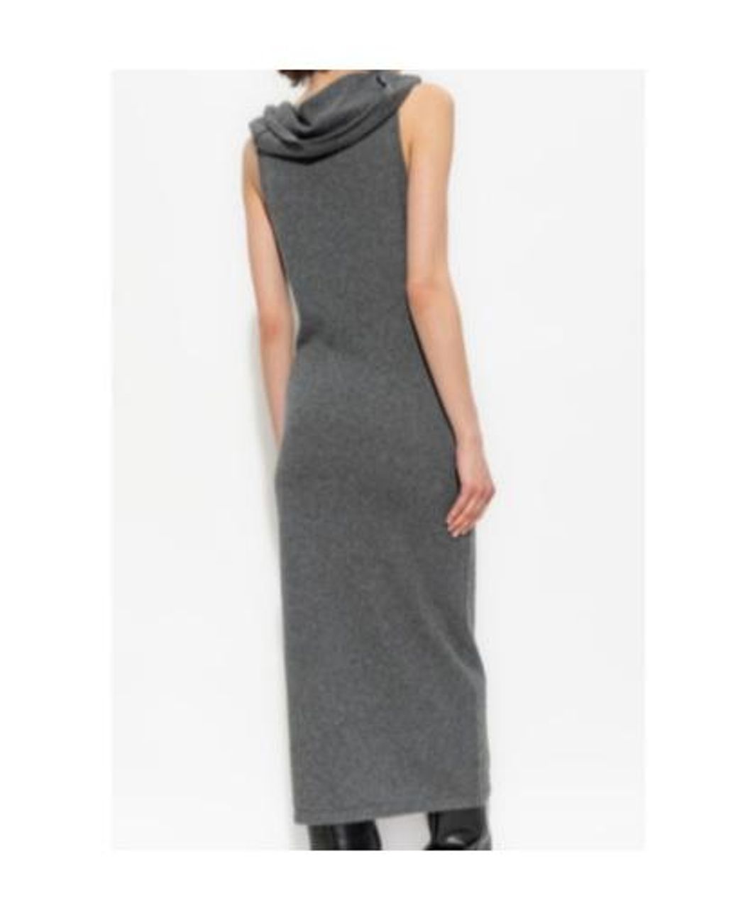 The Attico Gray The Midi Dress