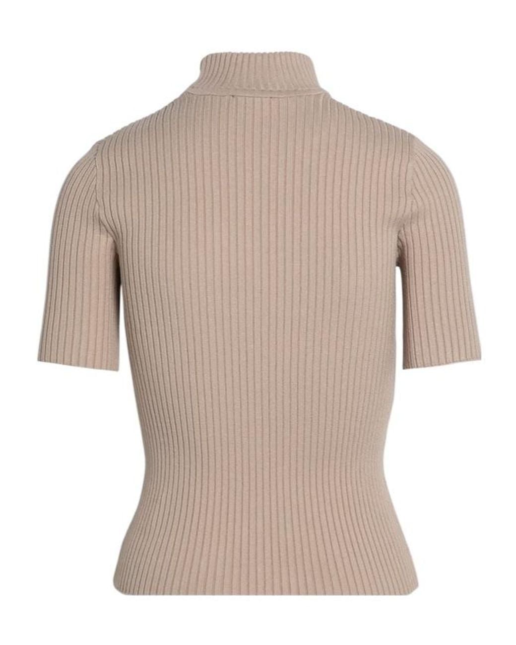 Courreges Multicolor Courrèges Reedition Short-Sleeved Ribbed Jumper