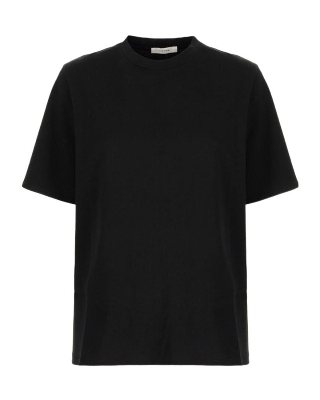 The Row Black Crewneck T-Shirt
