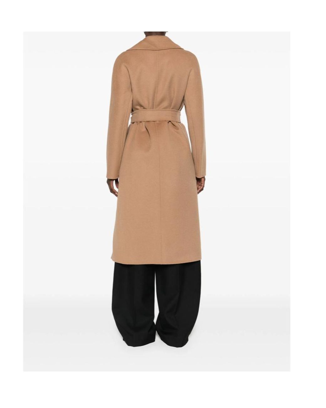 Max Mara Natural Long-Sleeved Coat