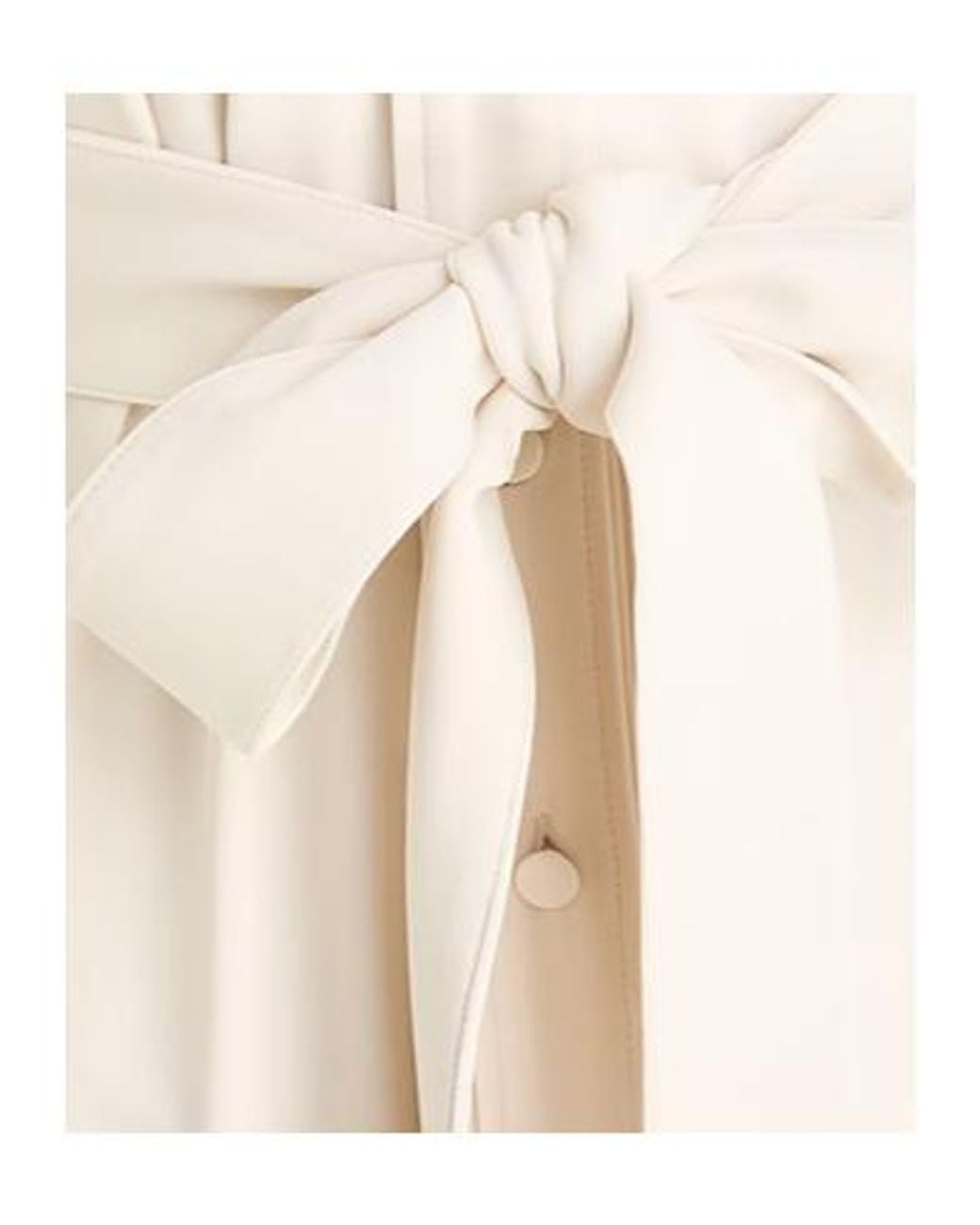 Max Mara White Fitted Shirt Dress