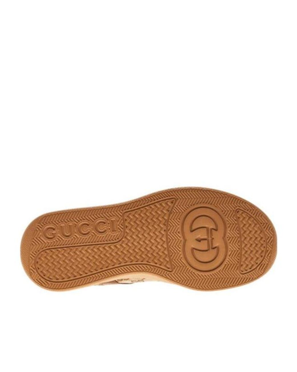 Gucci Brown Logo Low-Top Sneakers