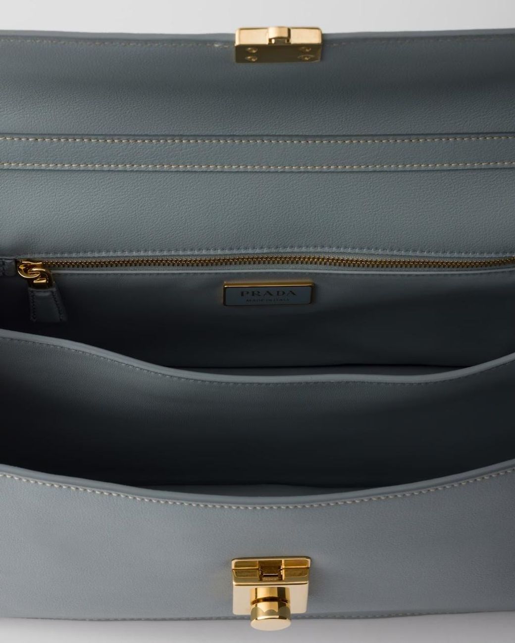 Prada Blue Soft Sound Shoulder Bag