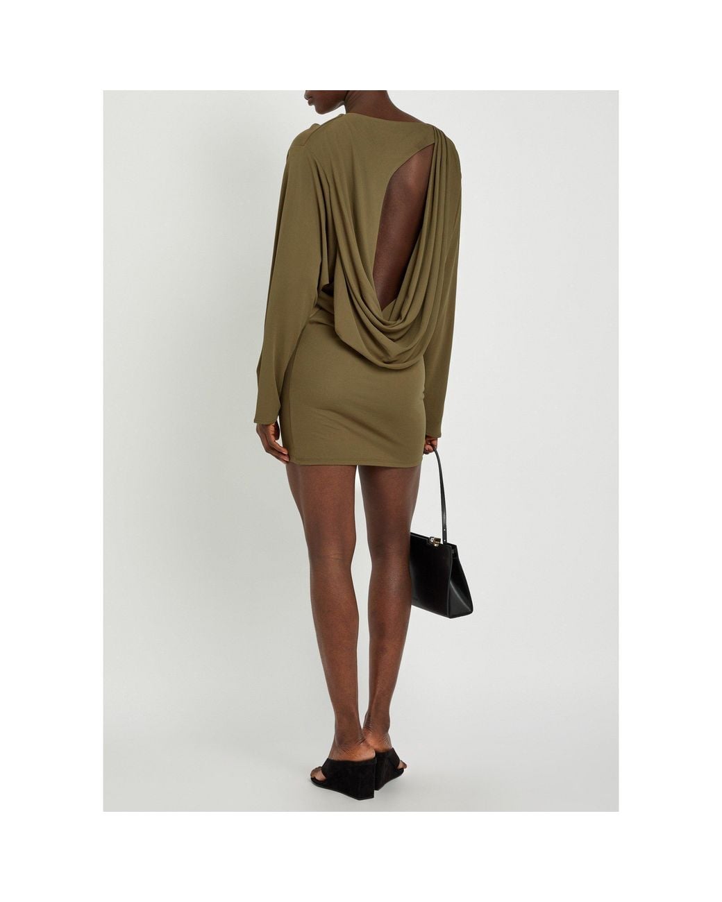 Jacquemus Green Loose Backless Dress