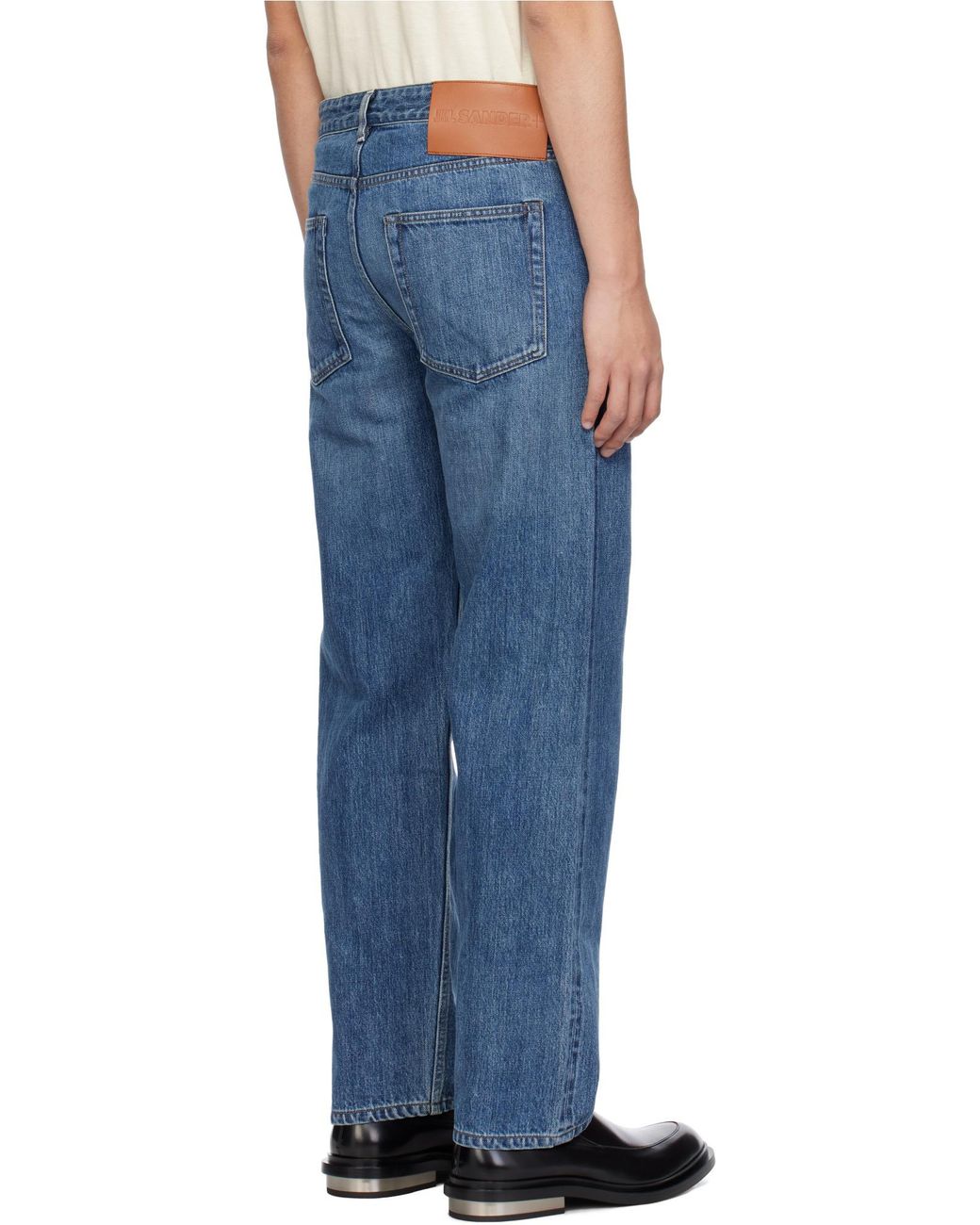 Jil Sander Blue Regular Denim Jeans for men