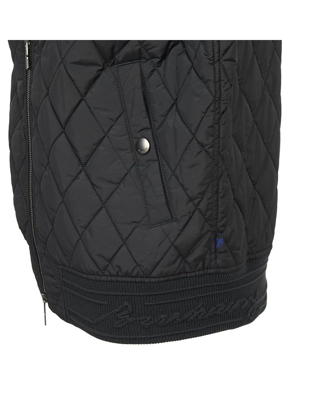 Burberry Black Quilted Nylon Jacket for men