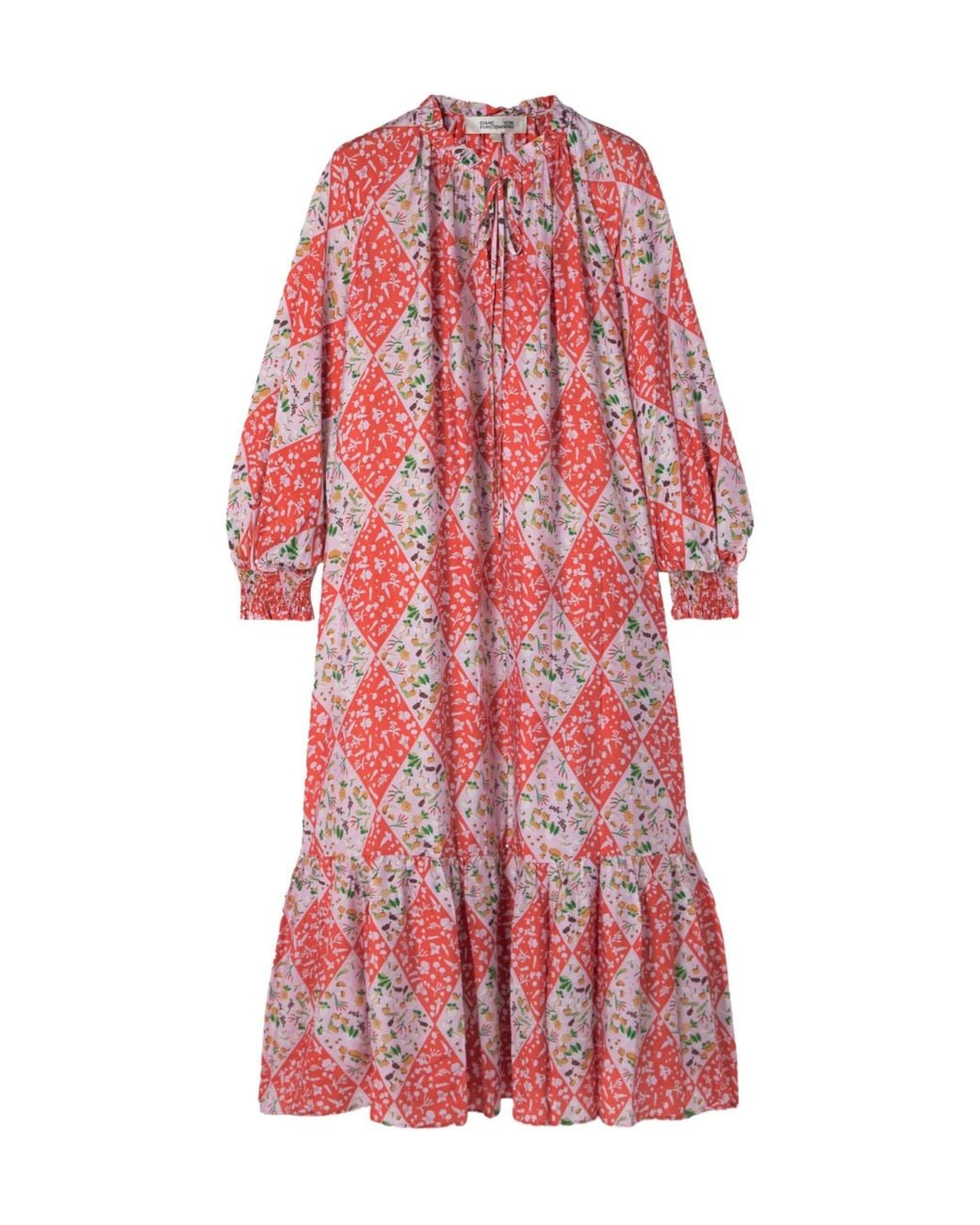 Diane von Furstenberg Red Lightweight Dress