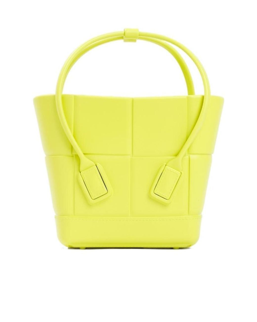 Bottega Veneta Yellow Mini Arco Tote Bag