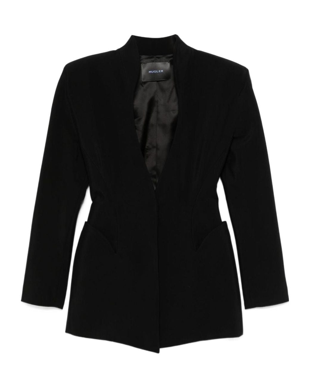 Mugler Black Sculptural Jacket