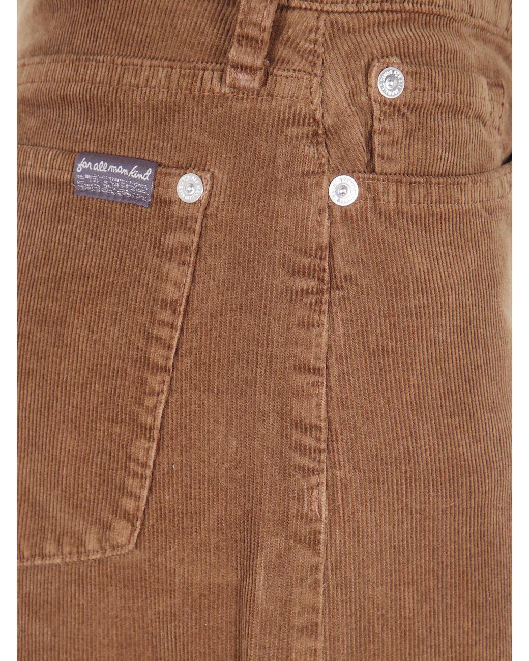 7 For All Mankind Brown Belt Loop Jeans