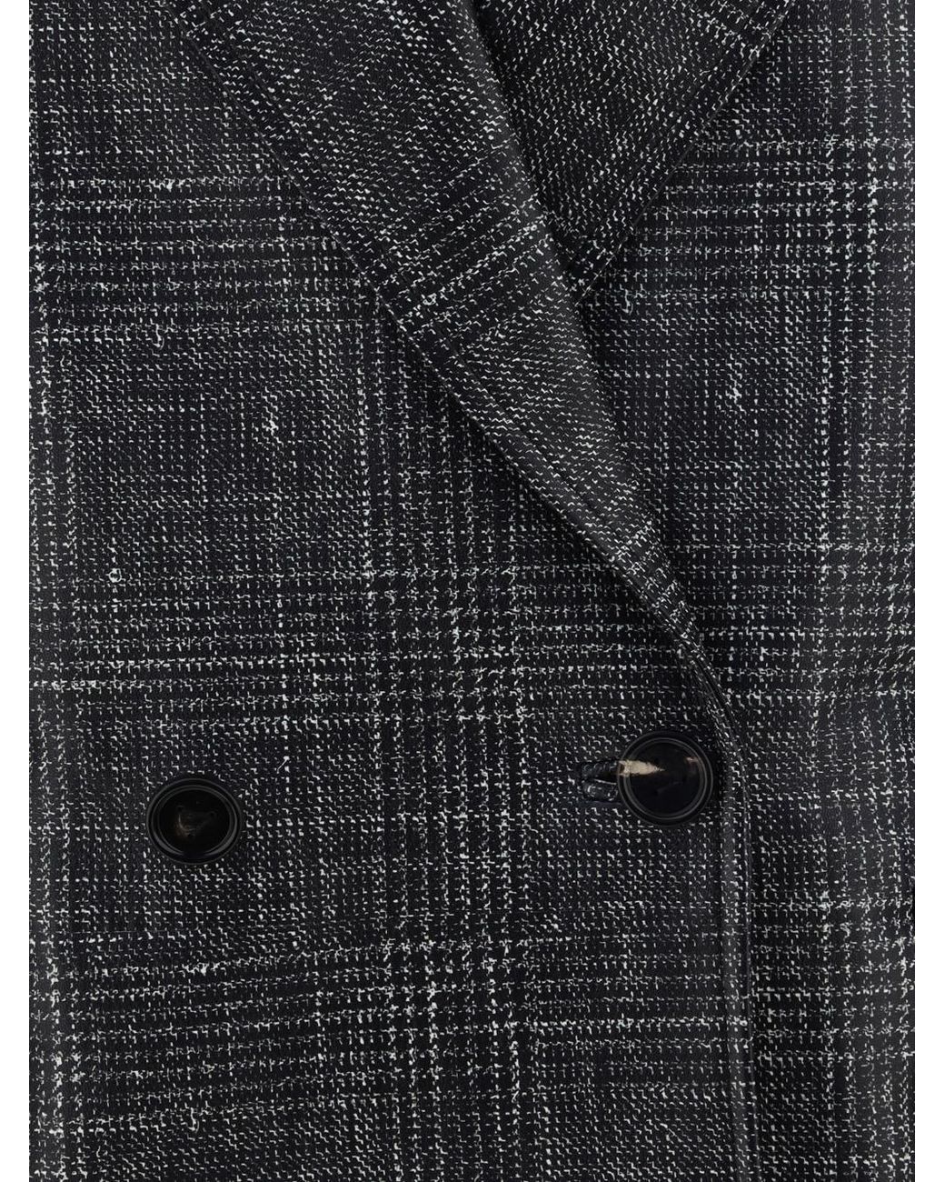 Bottega Veneta Black Printed Leather Jacket