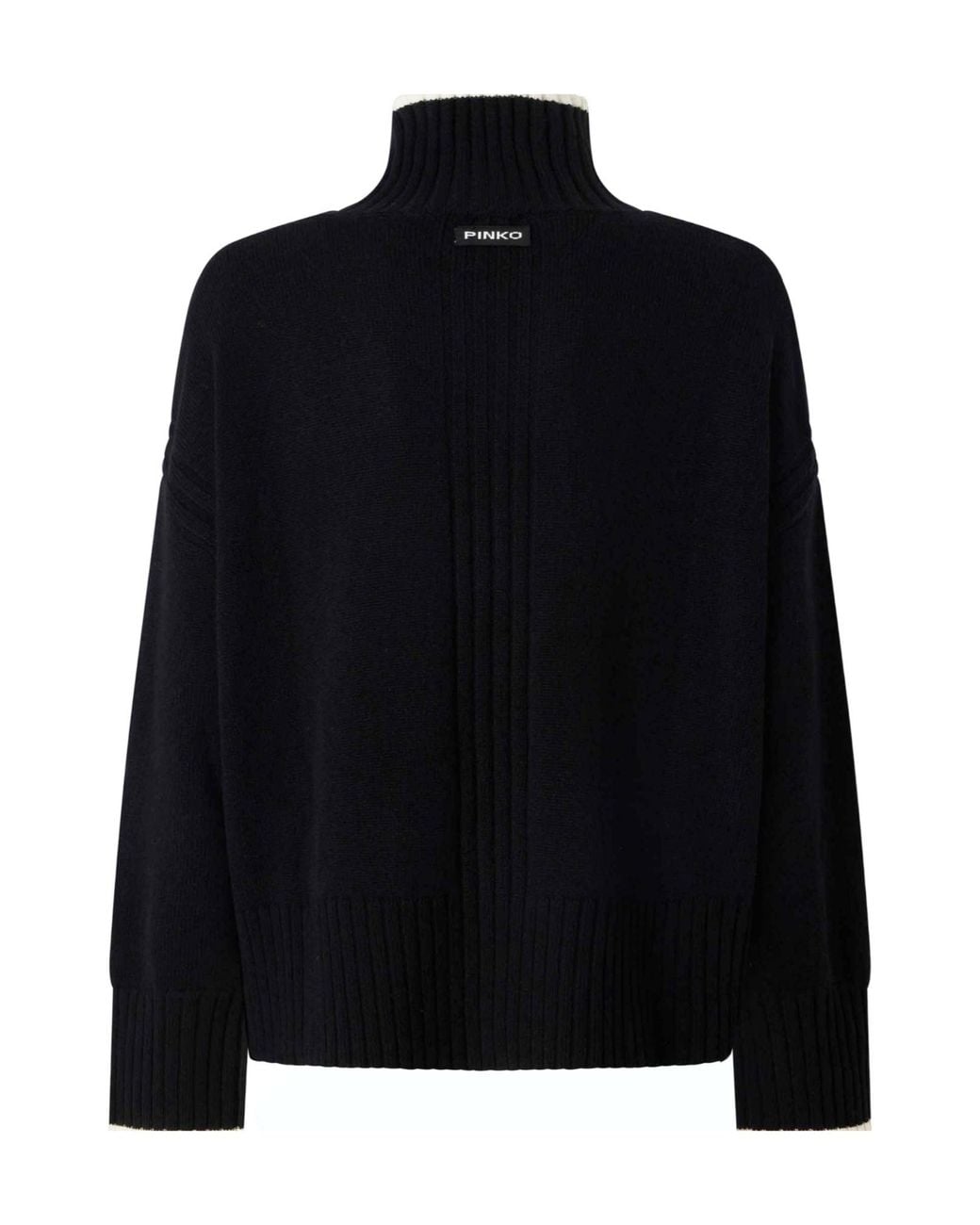 Pinko Black Turtleneck Jumper