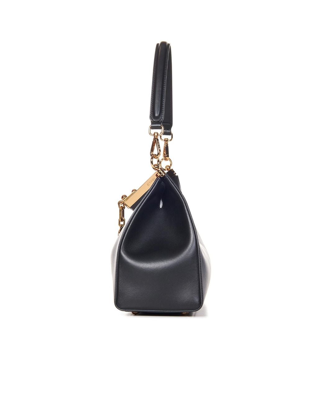 Etro Black Vela Medium Shoulder Bag