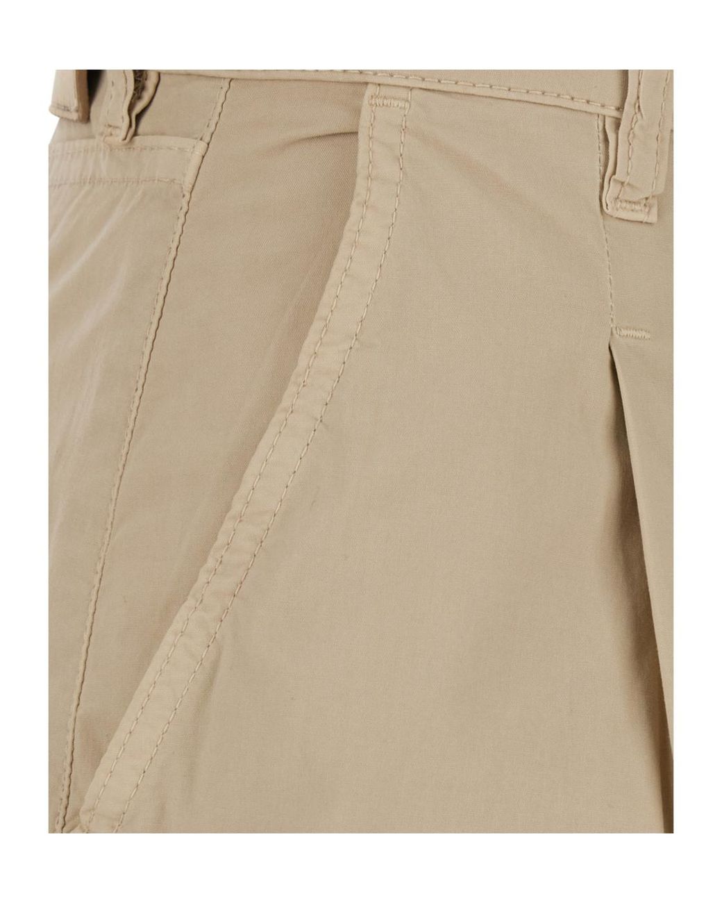 Pt Pantaloni Natural Pt Torino Poppy Wide-Leg Pants