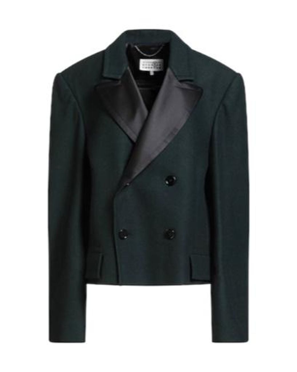MM6 by Maison Margiela Black Double-Breasted Blazer