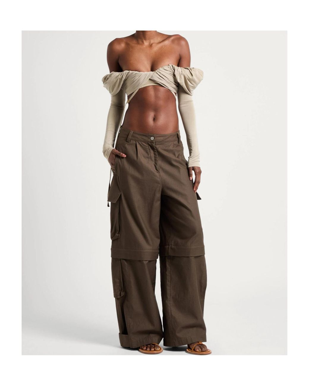 Jacquemus Green Crop Top