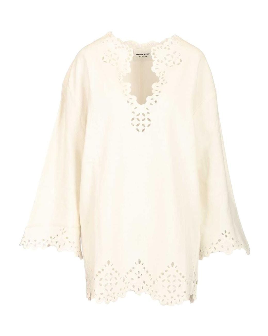 Isabel Marant White Isabel Marant Étoile Sherazade Broderie Top