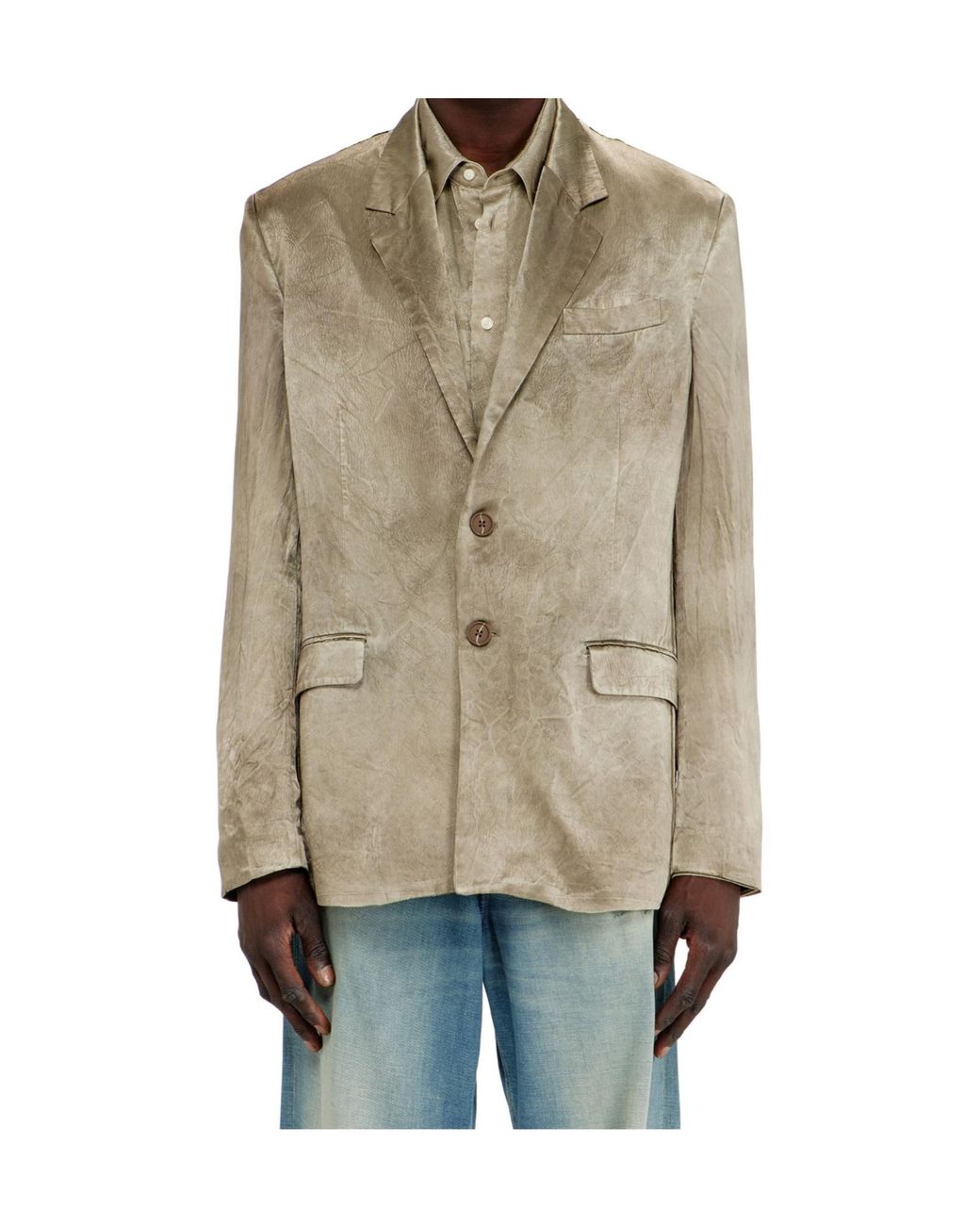 DIESEL Natural J Andre Single-Breasted Blazer for men