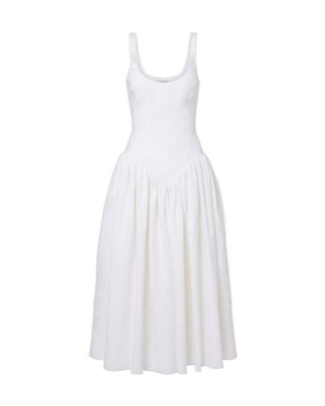 Gabriela Hearst White Naia Linen Maxi Dress