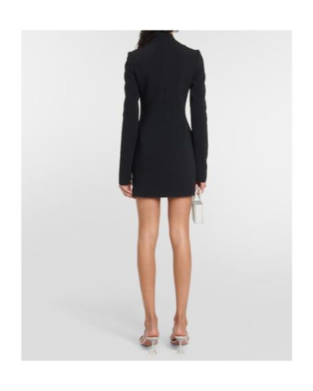 David Koma Black Embellished Bodycon Minidress