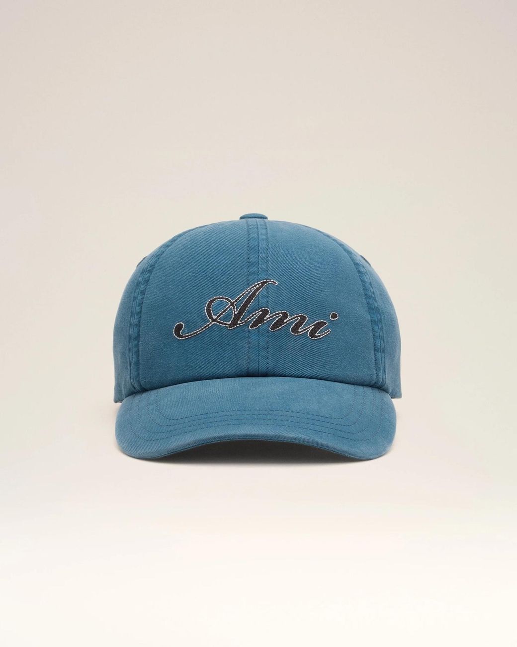 AMI Blue Ami Emboirery Cap for men