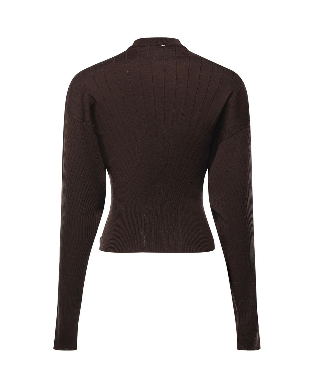 Sportmax Black Slim Fit Knitted Top