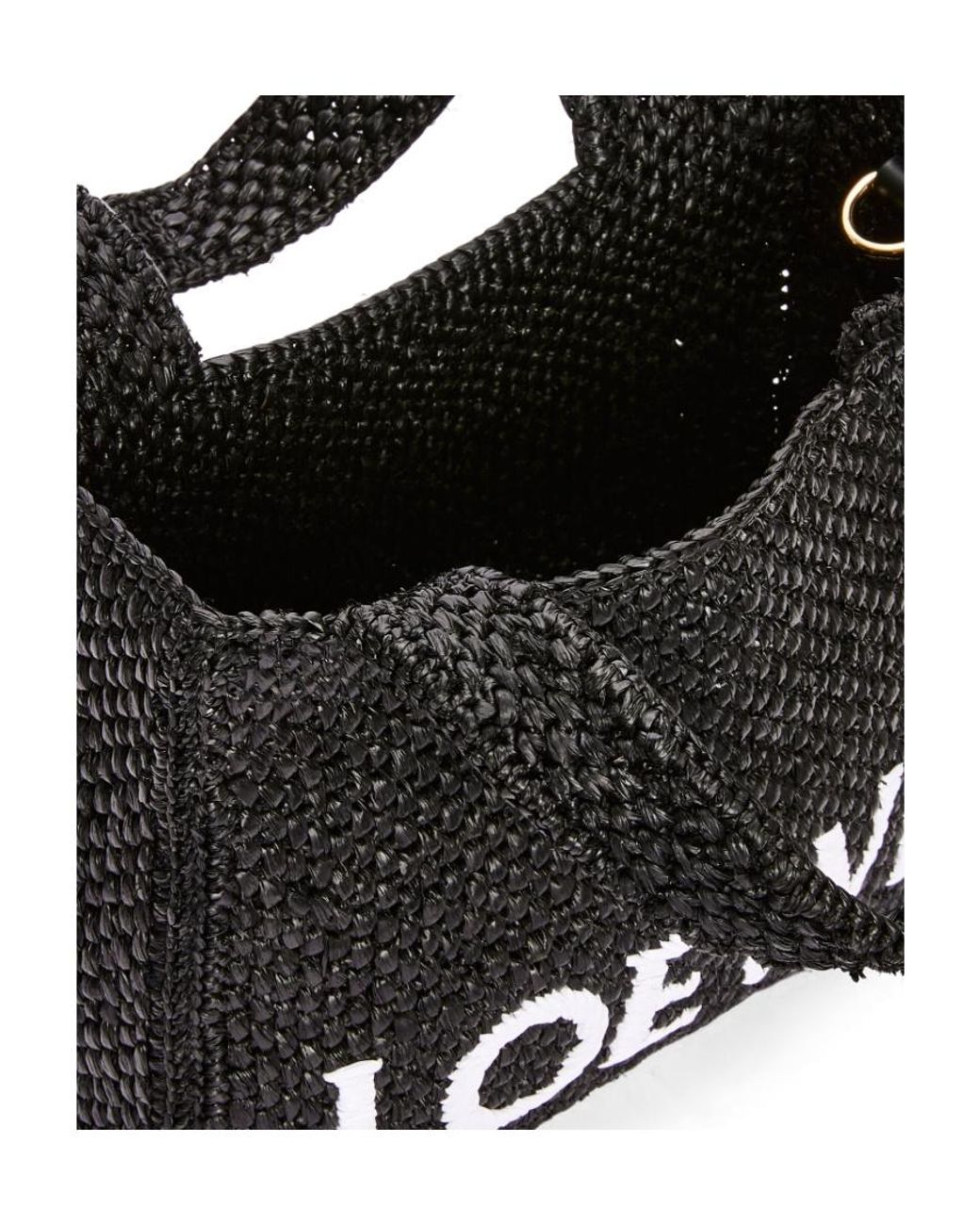Loewe Black Mini Font Tote
