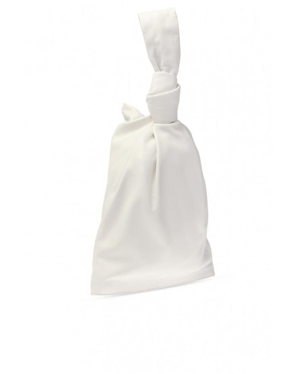Bottega Veneta White Bv Twist Clutch