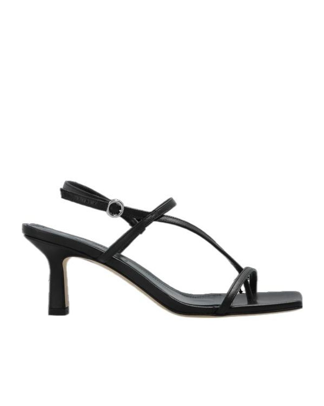Aeyde Metallic Elise Heeled Sandals
