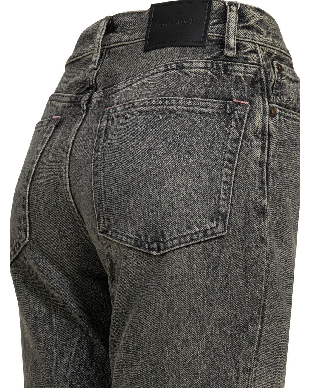 Acne Gray Fitted Jeans