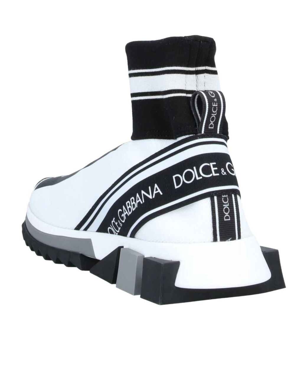 Dolce & Gabbana Black Two-Tone Sneakers