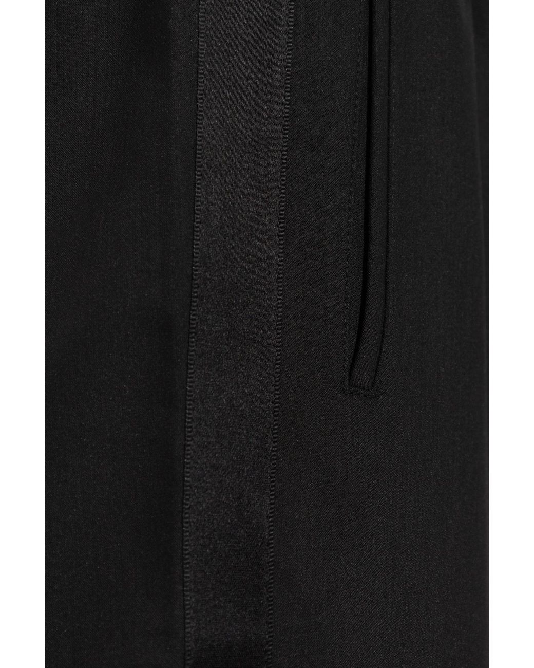 Zadig & Voltaire Black Drawstring Side-Stripe Trousers