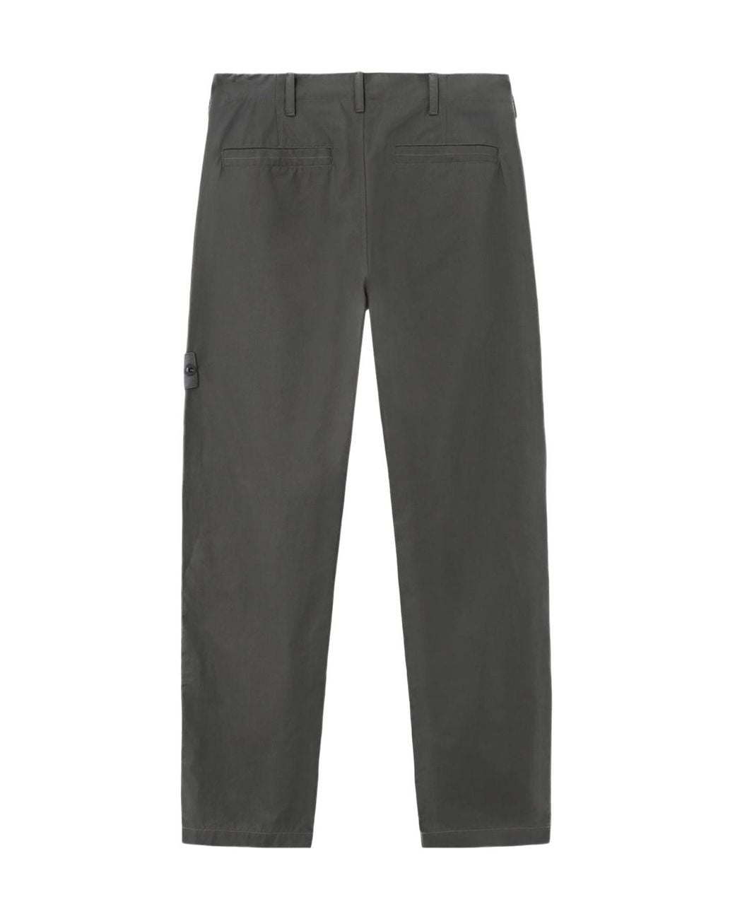 Stone Island Gray Regular-Fit Chino Trousers With Natural Weather Protection for men