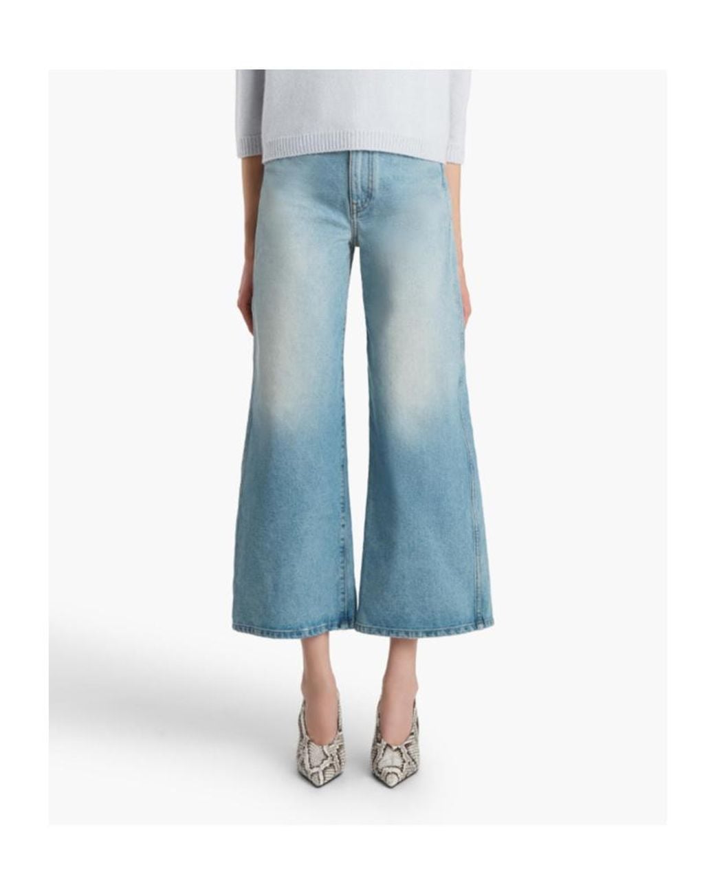 Khaite Blue Delina Jeans