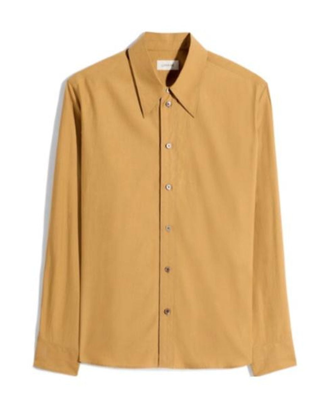 Lemaire Natural Pointed Collar Shirt