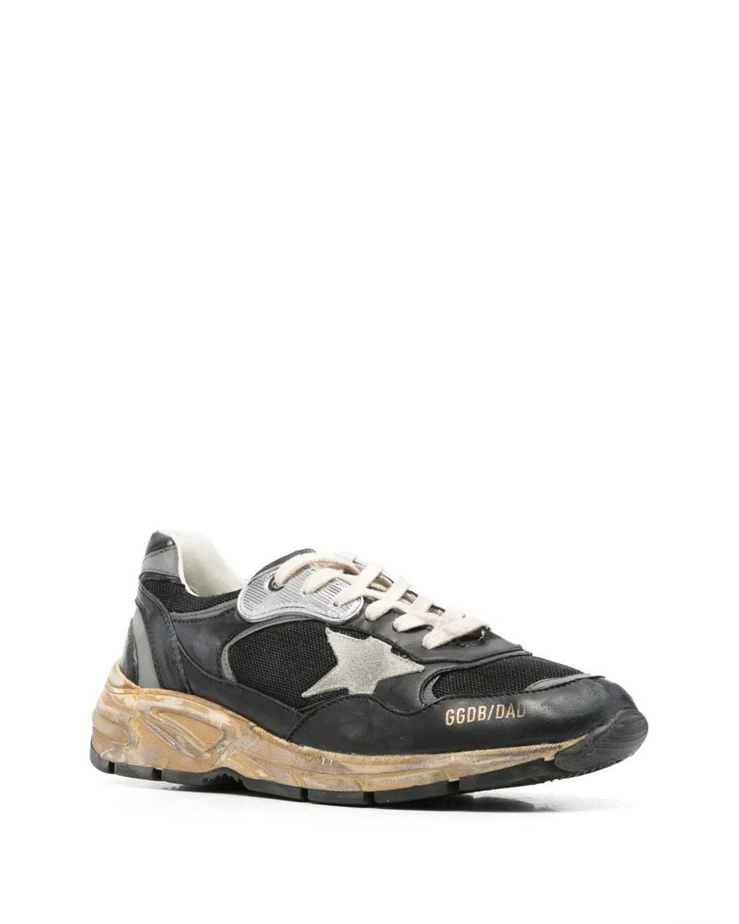 Golden Goose Deluxe Brand Black Golden Goose Deluxe Bran Running Dad Lace-Up Sneakers