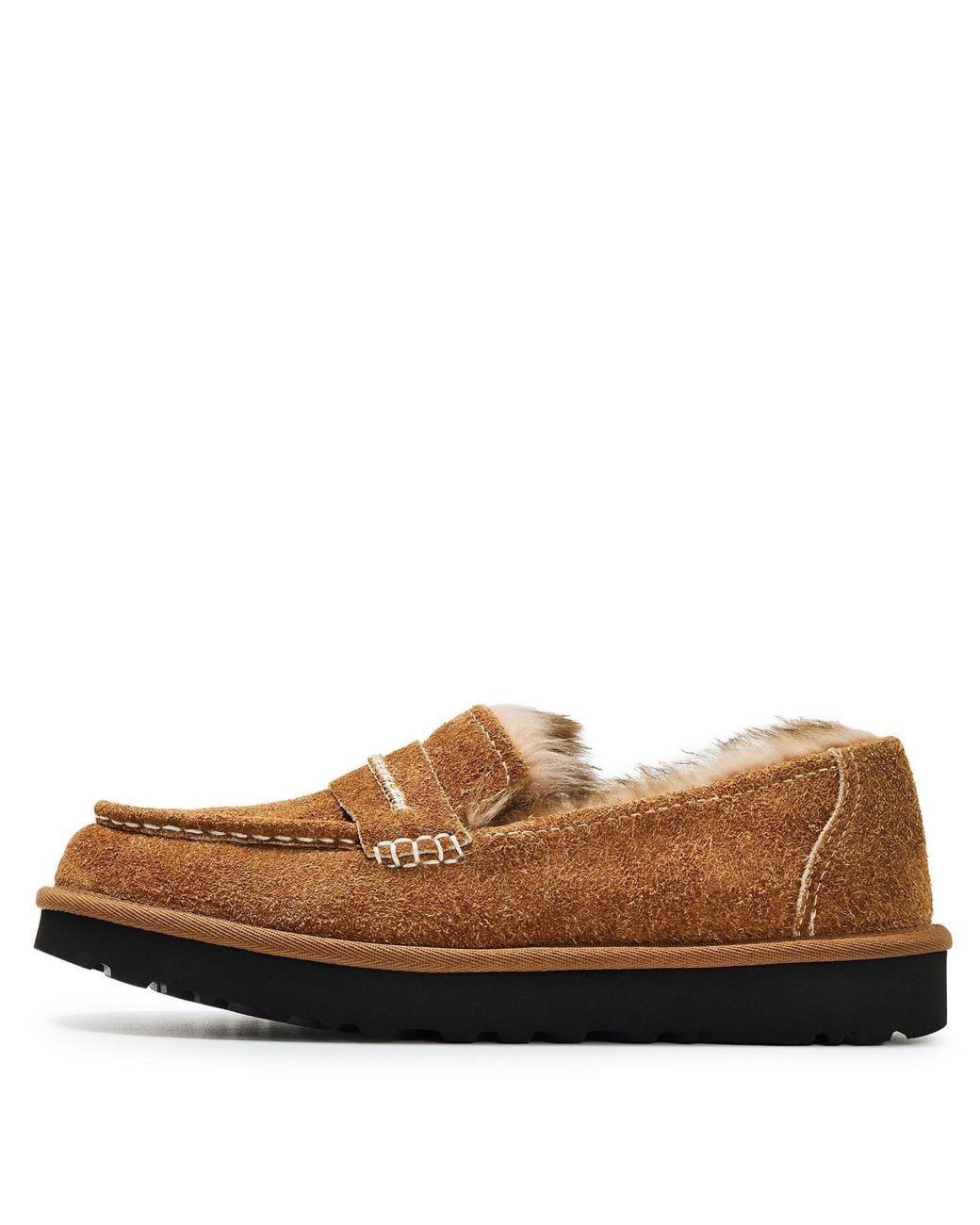 Ugg Brown Chestnut Suede Loafer
