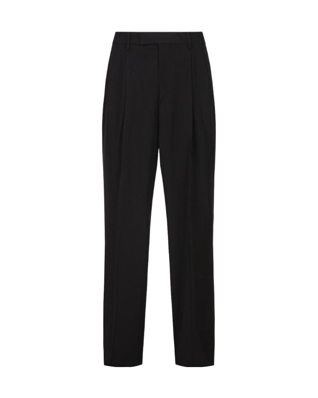 Versace Black Straight Leg Tailored Pants for men
