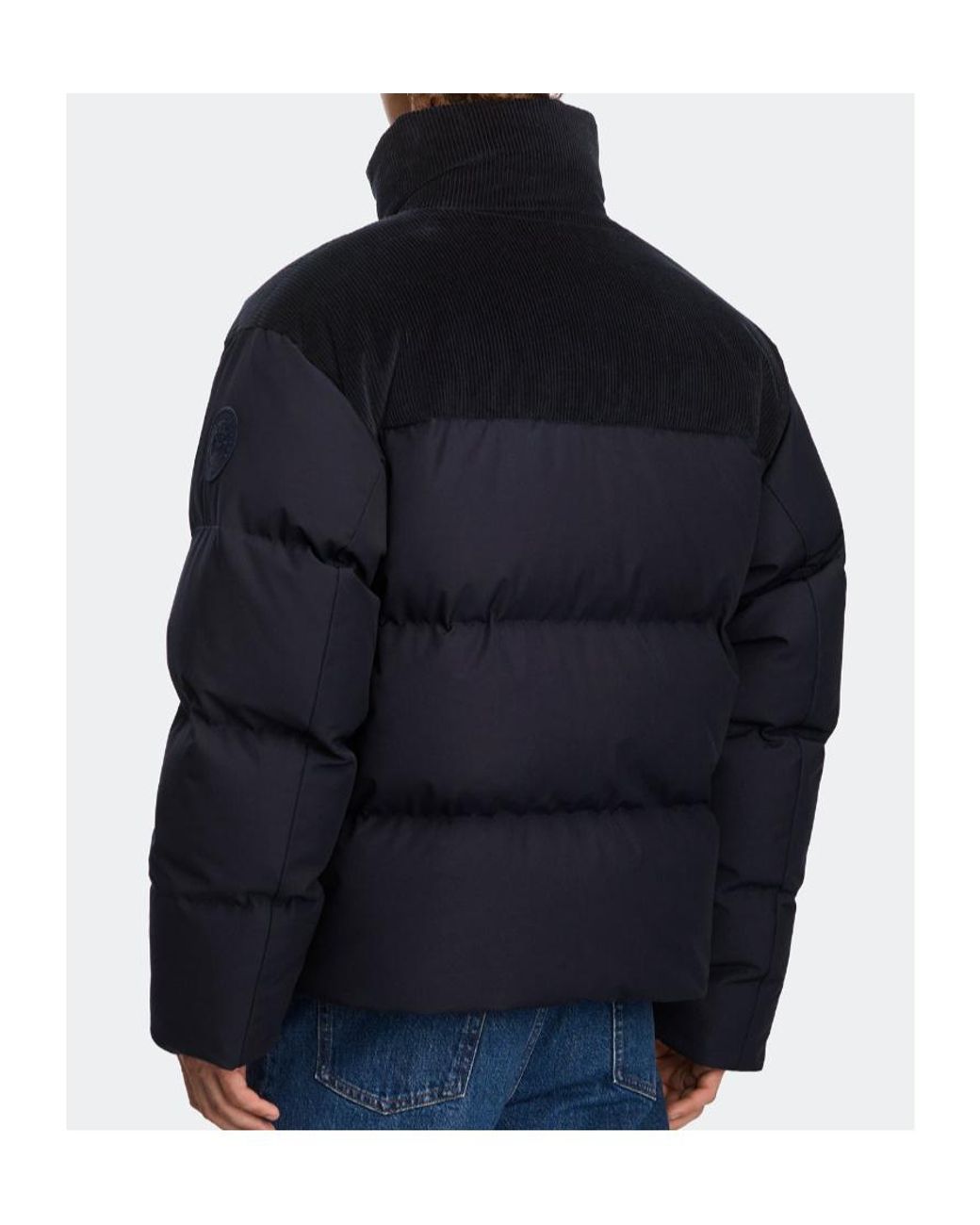 Canada Goose Blue Sterling Corduroy Puffer Jacket for men