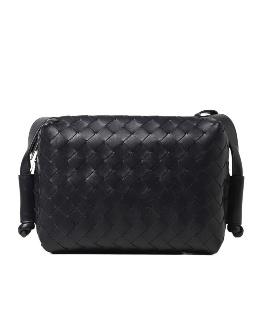 Bottega Veneta Black Loop Camera Shoulder Bag for men
