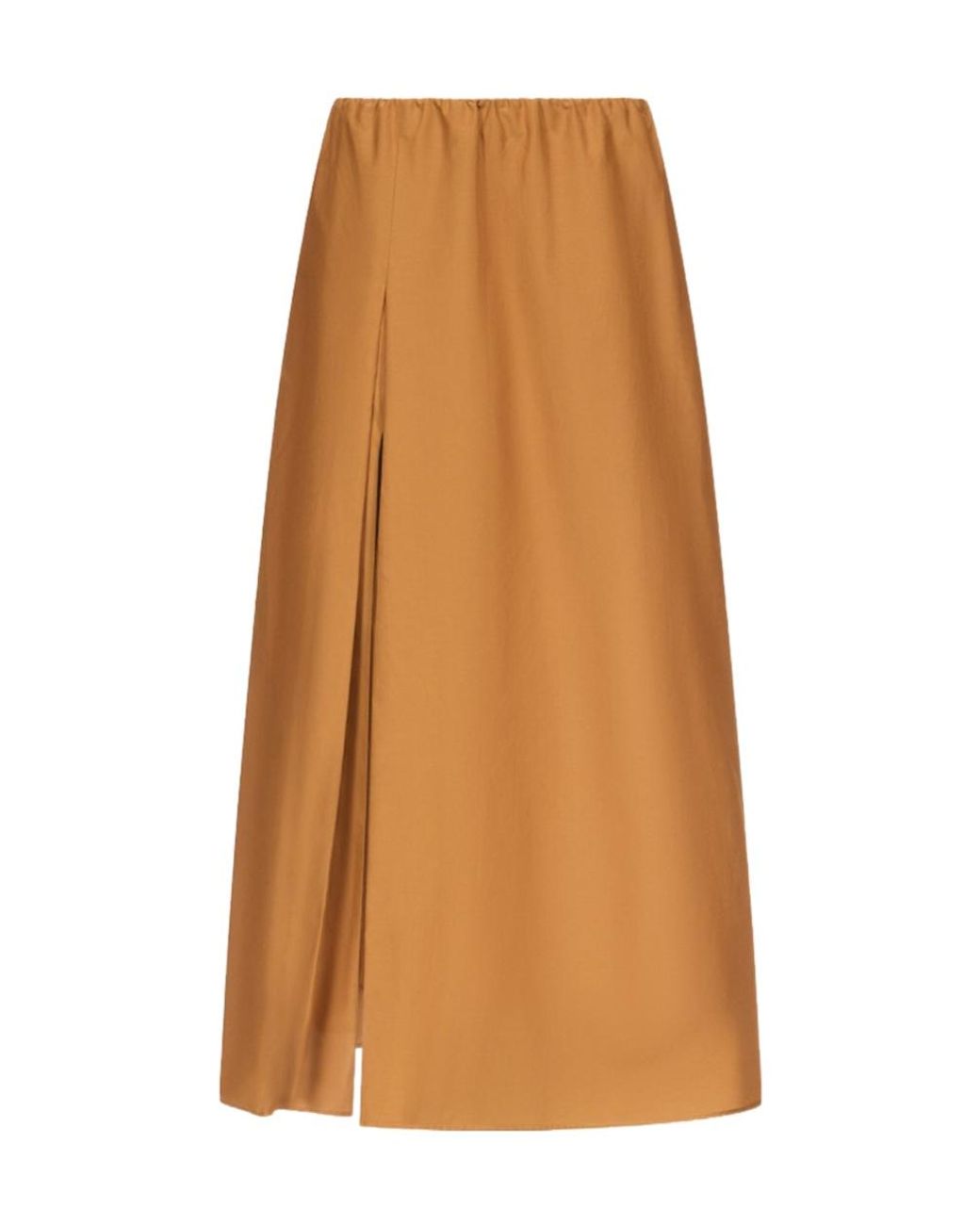 Loulou de Saison Brown Carmen Midi Skirt
