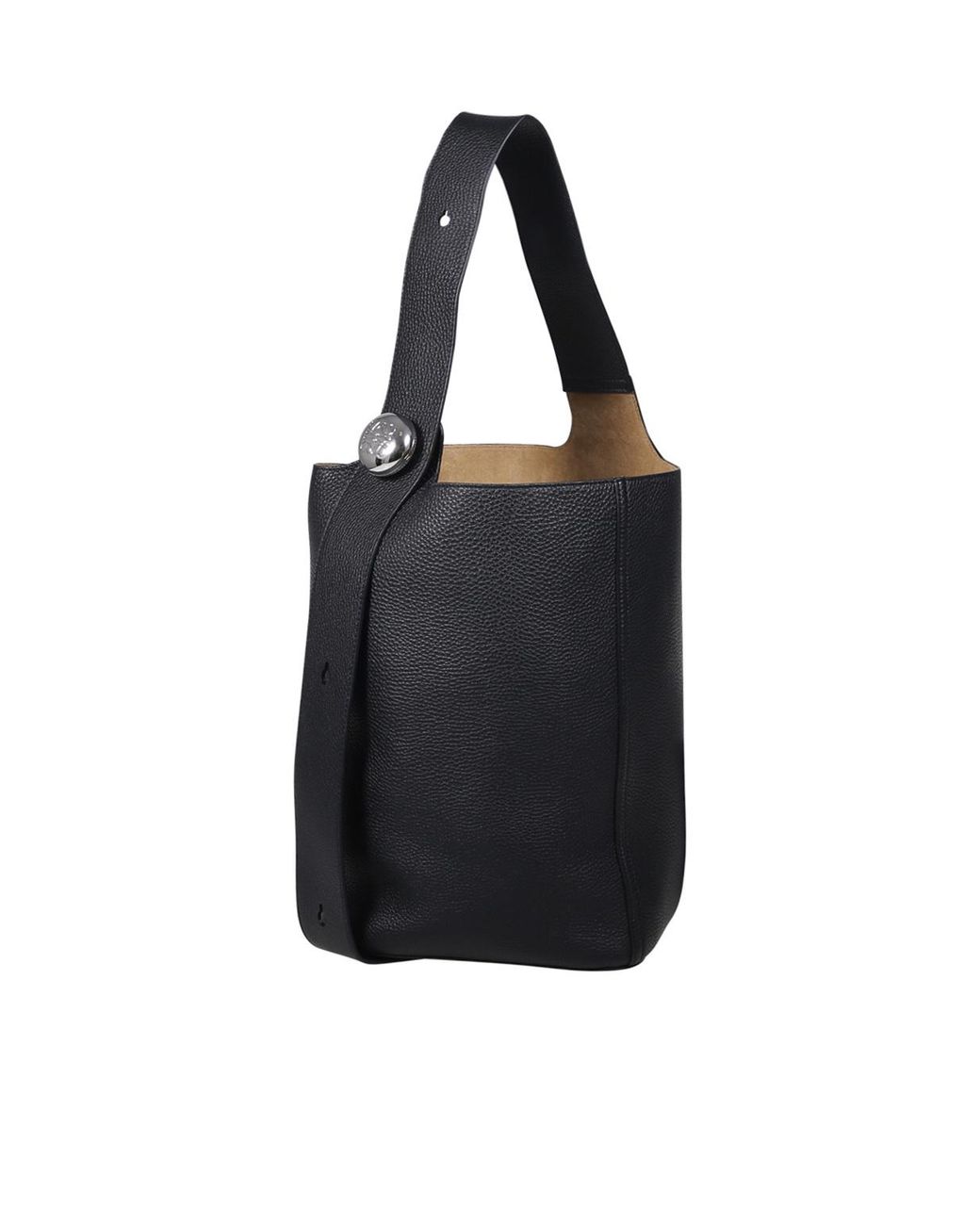 Loewe Black Top Handle Large Bucket Bag