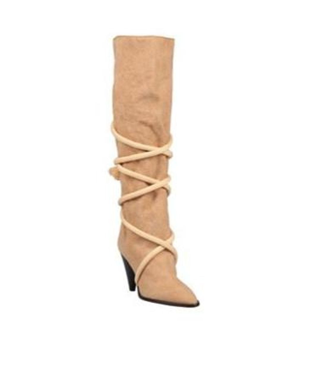 Isabel Marant Natural Small Size Cone Heel Ankle Boots