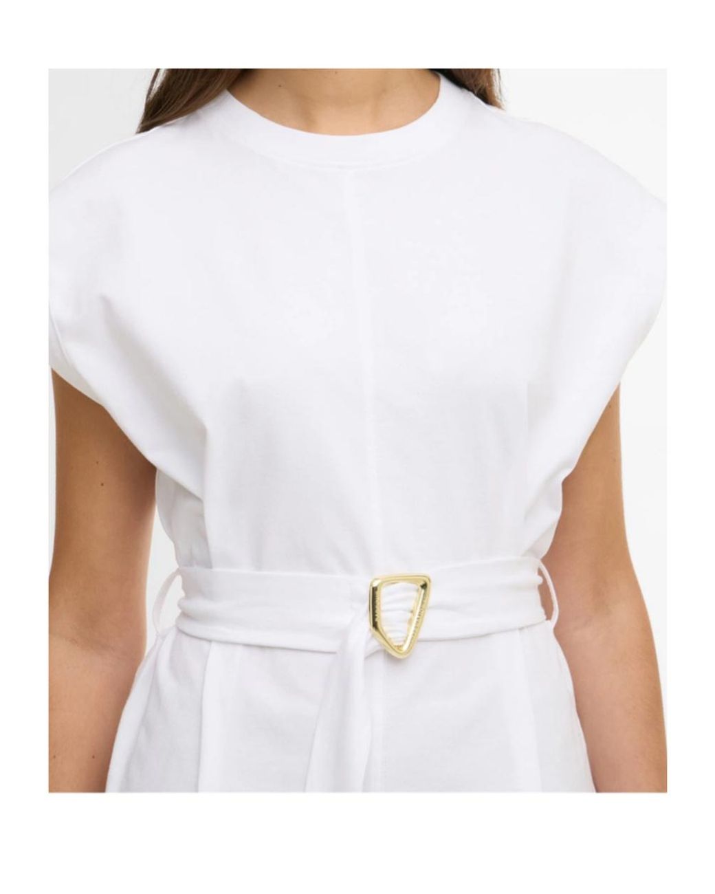 Barbour White Belted T-Shirt