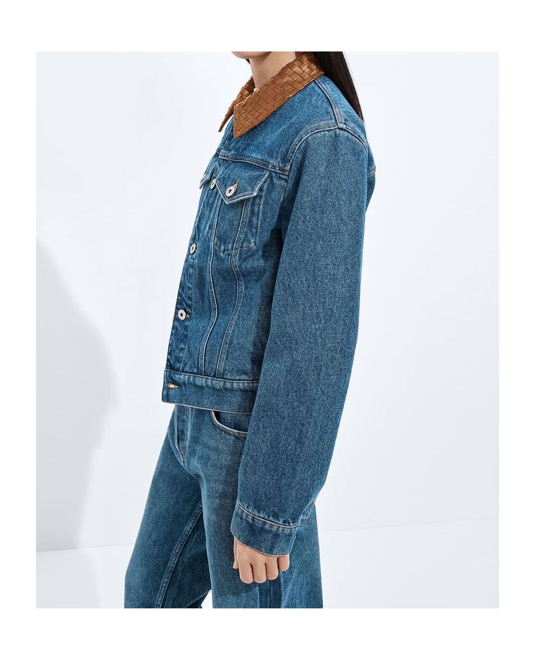 Bottega Veneta Blue Medium Jacket