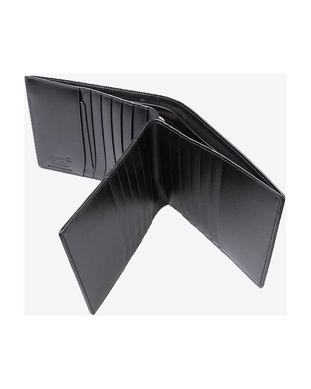 Montblanc Gray Folded Wallet for men