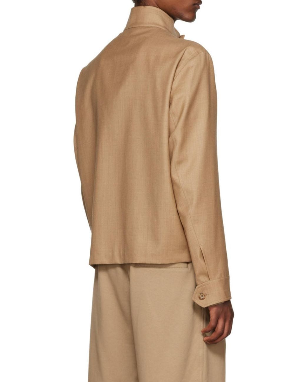 Burberry Natural Goldsmith Zipped Jacket for men